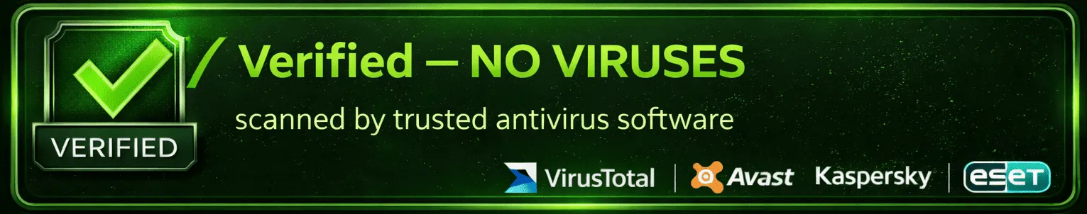 Security notice: files are checked before publishing — we recommend scanning before installing