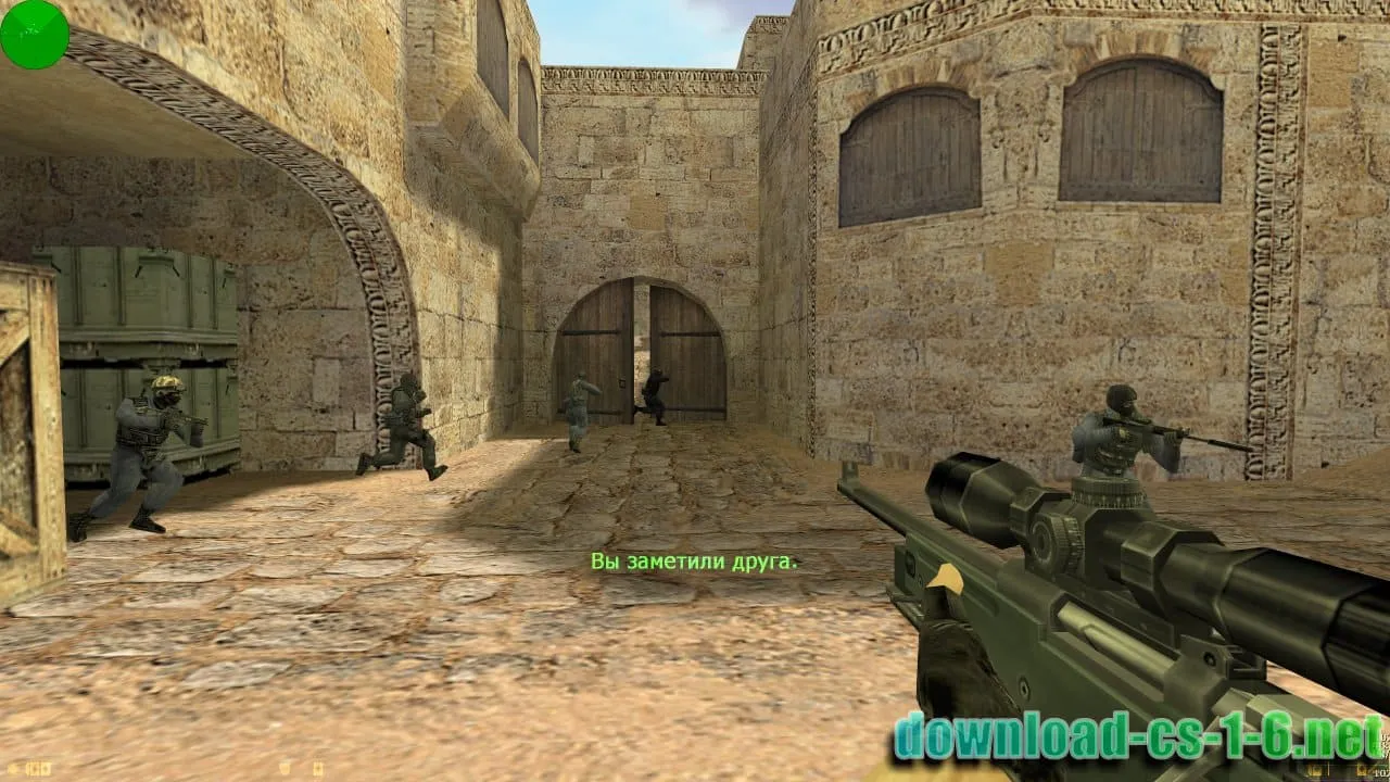 CS 1.6 gameplay awp screenshot