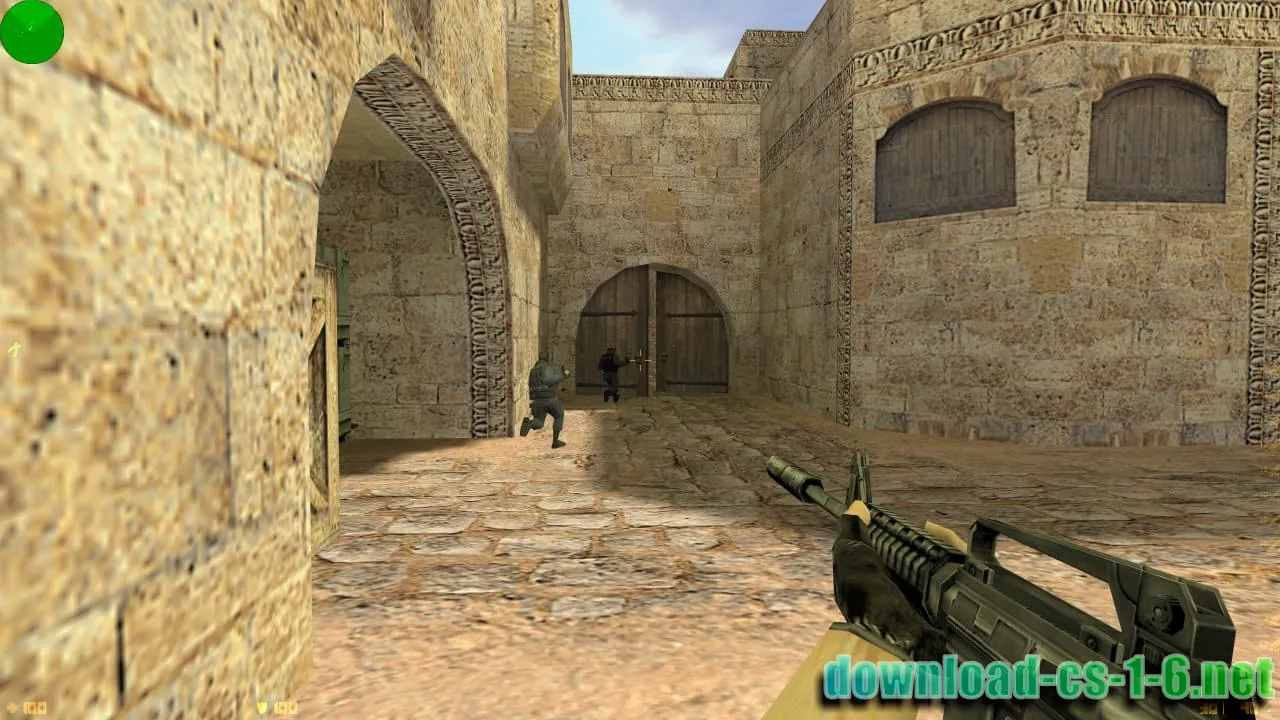 CS 1.6 gameplay M4 screenshot