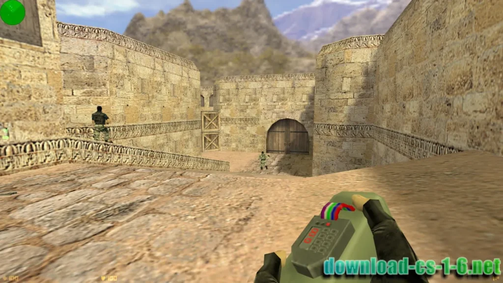 CS 1.6 Original bomb planting moment in competitive match