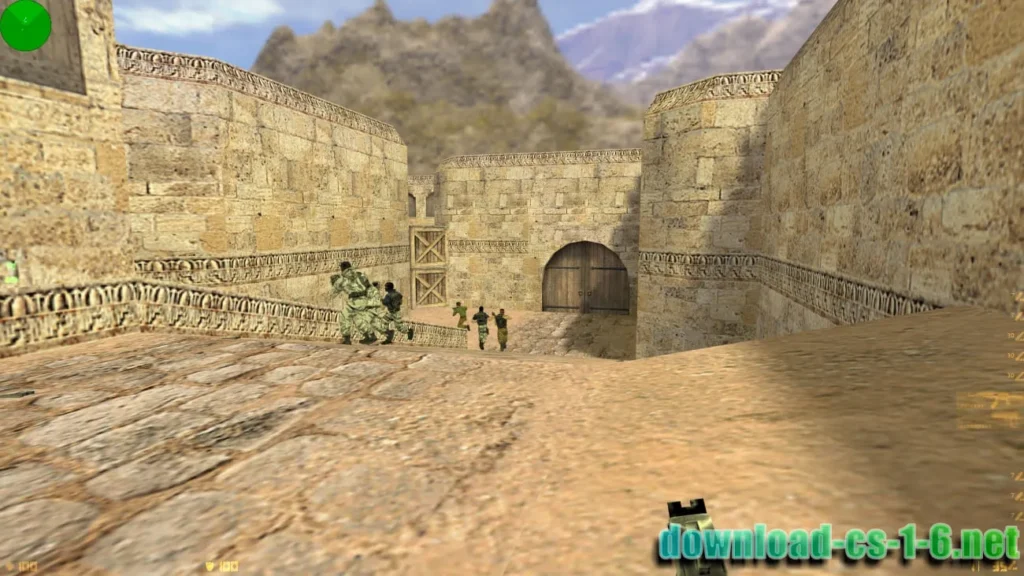 CS 1.6 Original Terrorist models during a match