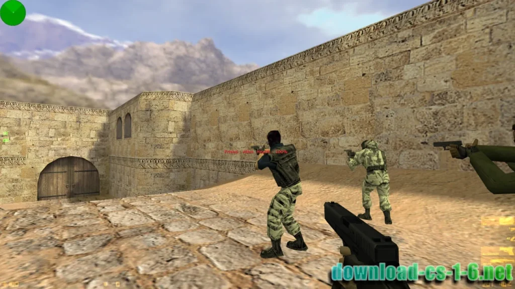 CS 1.6 Torrent Glock pistol action