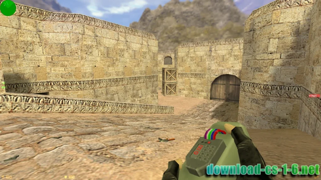 Planting the bomb — Counter-Strike 1.6 clean install