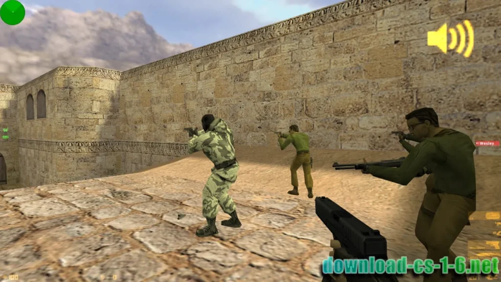 Pistol round Glock — CS 1.6 free setup