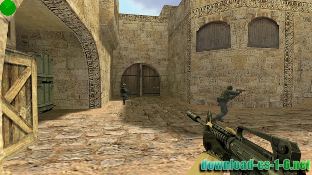 M4A1 action — CS 1.6 free install on Dust2
