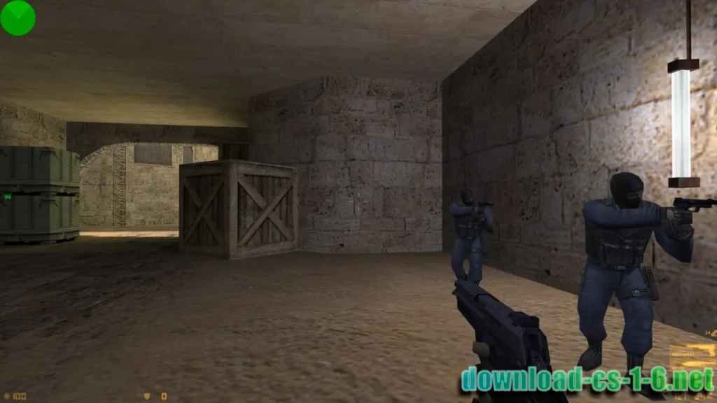 USP pistol round — Counter-Strike 1.6 clean install