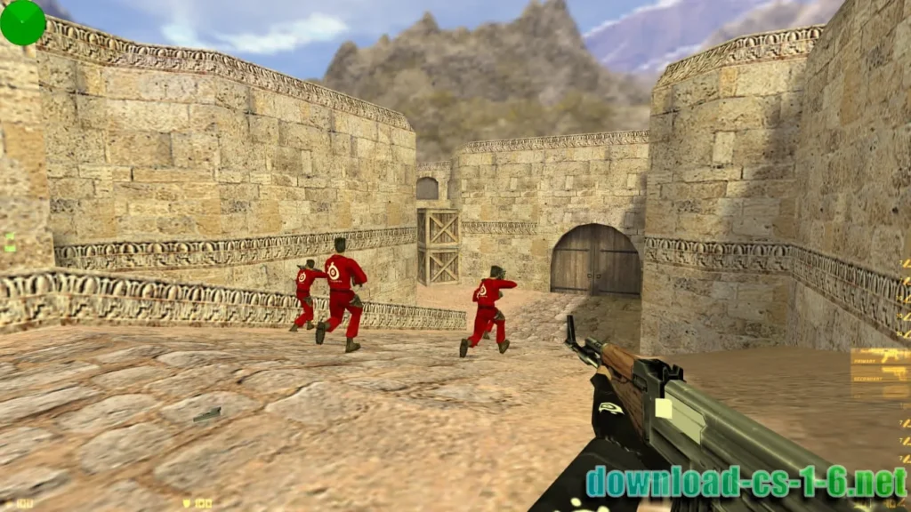 CS 1.6 SteelSeries version AK-47 combat action