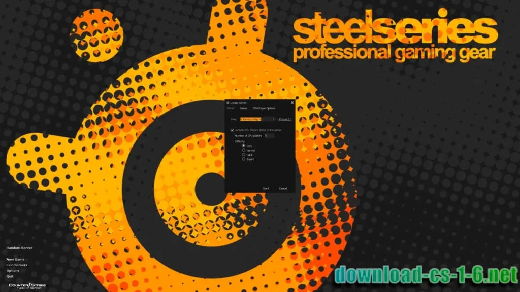 CS 1.6 SteelSeries version with smart bots