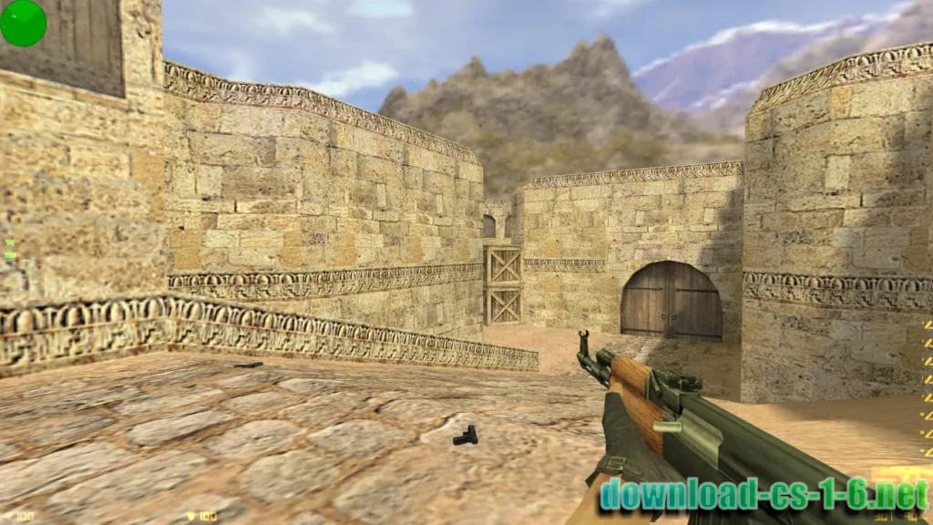 CS 1.6 Steam AK-47 gameplay with classic weapon models and smooth shooting