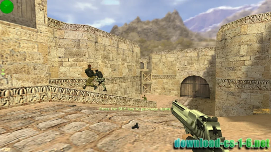 CS 1.6 Steam Desert Eagle gameplay with original weapon balance