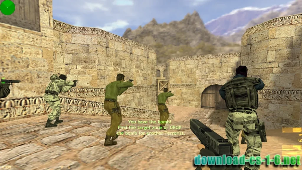 CS 1.6 Steam Glock pistol gameplay with classic Counter-Strike feel