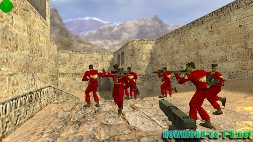 CS 1.6 ESWC Glock pistol gameplay with classic Counter-Strike feel