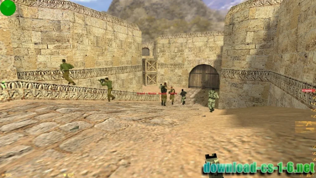 CS 1.6 macOS Desert Eagle gameplay with original weapon balance