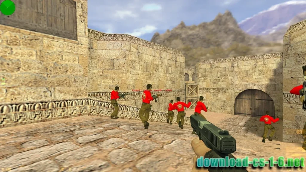 CS 1.6 mousesports Glock pistol gameplay with classic Counter-Strike feel