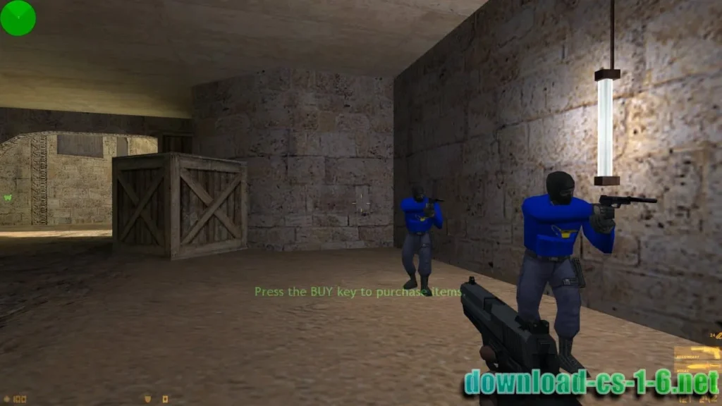 CS 1.6 mousesports USP pistol gameplay with original animations